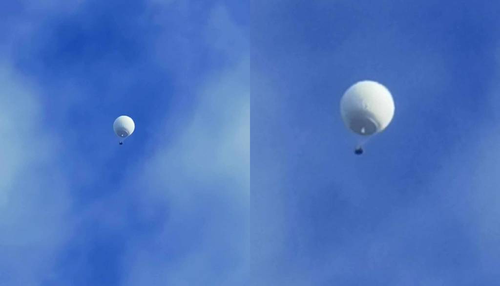 Ogromen bel balon nad Mariborom: Mariborčani zmedeni, razkrivamo, kaj je letelo nad mestom