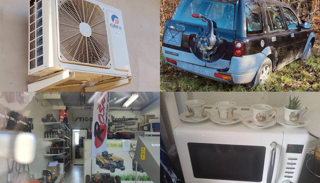 Od Tomosa do daljinsko vodene kosilnice: Na dražbah na Štajerskem prava zakladnica vozil in strojev