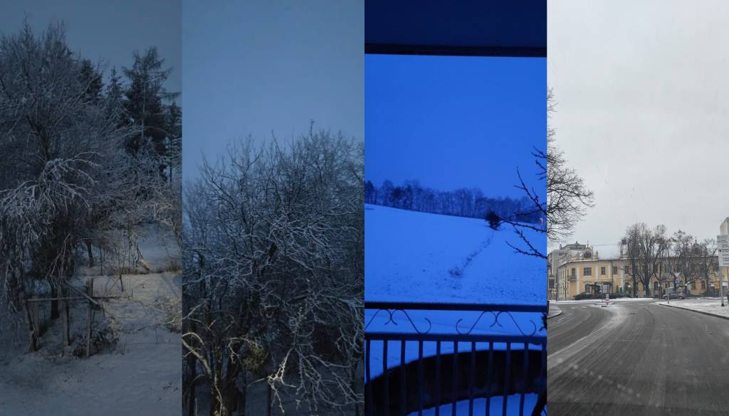 FOTO in VIDEO: Zima pokazala zobe v Pomurju, izpadi elektrike in na Goričkem zaprta šola