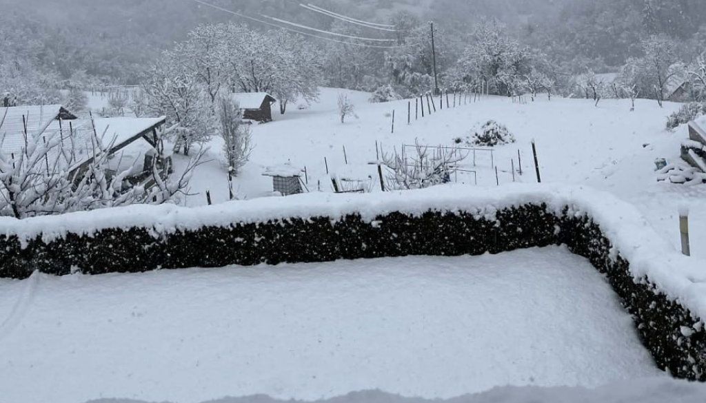 Sneg pobelil tudi Dolenjsko, kje je trenutno največ snega?