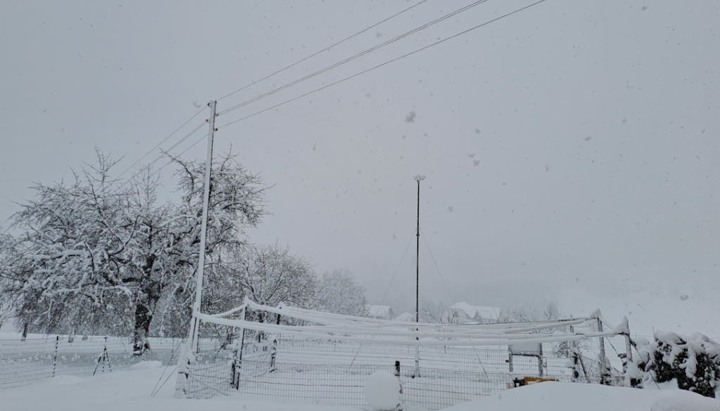 V Krčevini pri Vurbergu izmerili najvišjo snežno odejo v zadnjih osmih letih