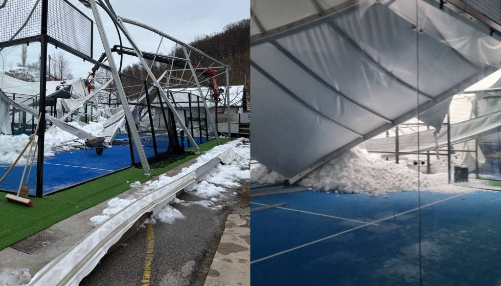 Sneg porušil šotor v okolici Maribora: »Ni besed, ki bi opisale to grozo«