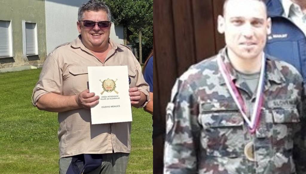 Osebi, ki sta med zdrsom padli iz vozila in umrli, sta slovenska častnika 