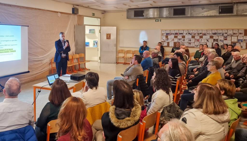 Kolesarska pot iz Stopič v Novo mesto predstavljena javnosti. Župan predstavil naslednje korake projekta