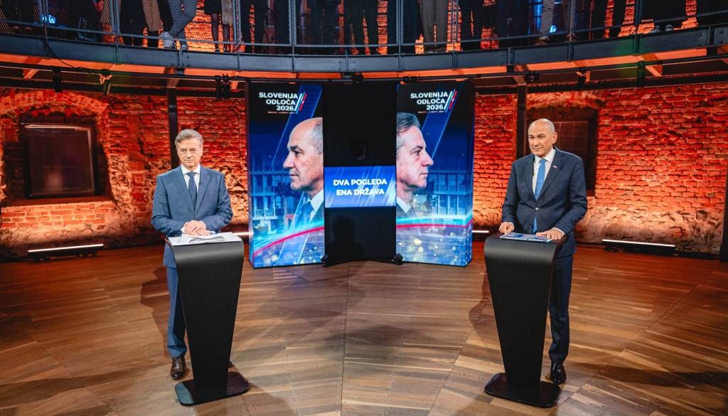 FOTO: Golob Janši na soočenju v Mariboru: To je največji škandal v Sloveniji od osamosvojitve