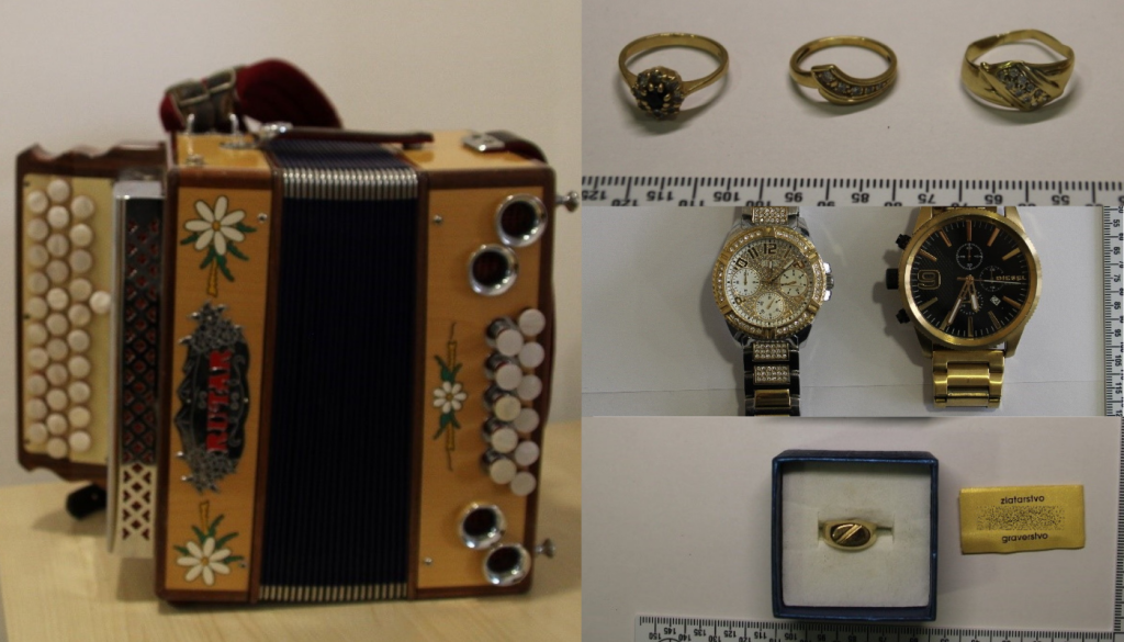 Štajerski policisti s pomočjo občanov izsledili serijske vlomilce. Poglejte, kaj vse so jim zasegli v hišnih preiskavah