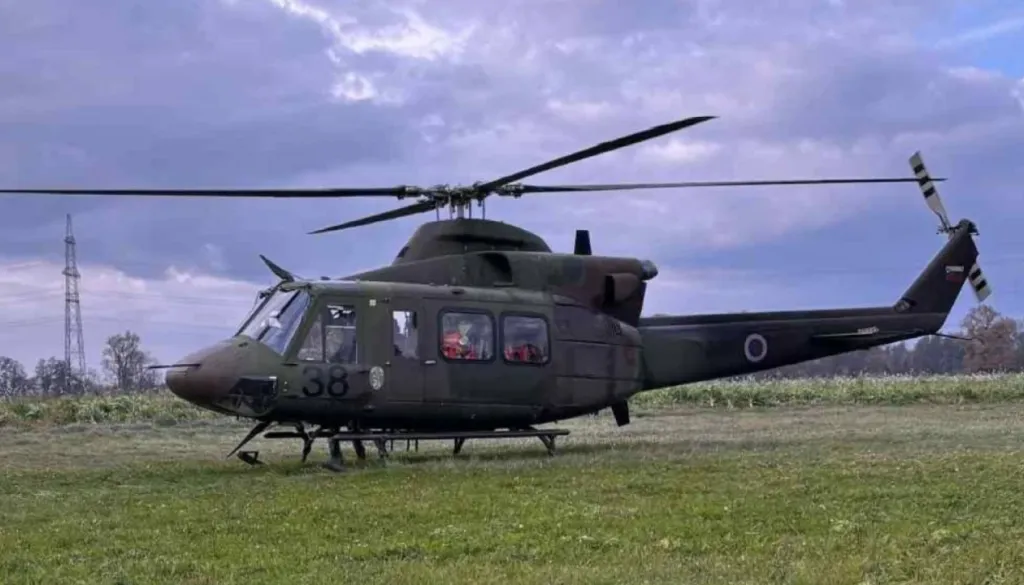 Ste opazili helikopter v zraku? To se je dogajalo