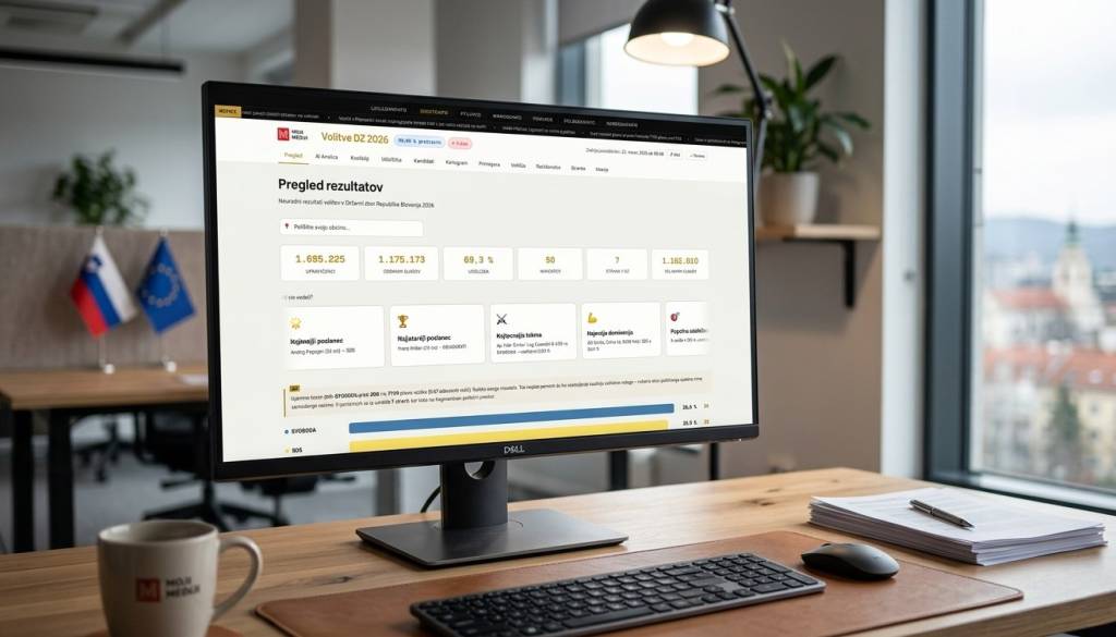 Od suhoparnih tabel do pametne analize: Volitve 2026 poglobljeno razložene na novem portalu 