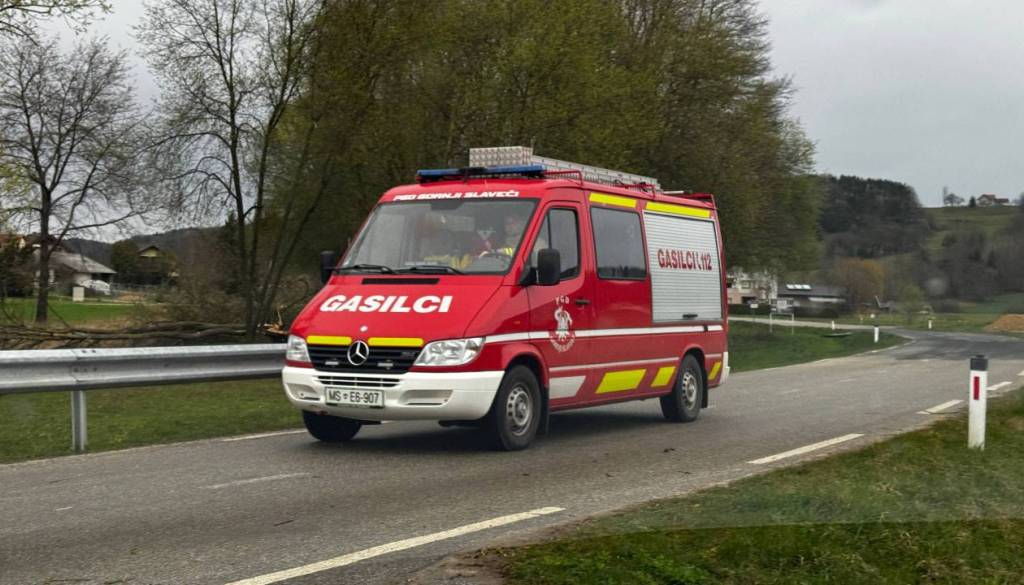 Ljubljanski gasilci na pomoč Gorenjcem