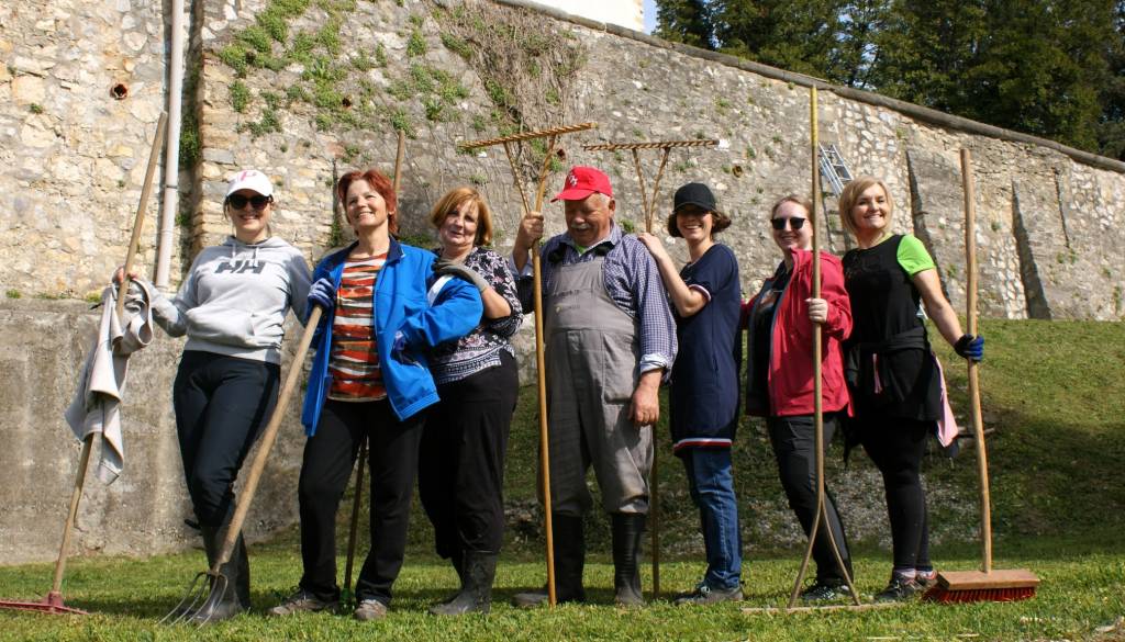 Že 20. jubilejna čistilna akcija na gradu Borl