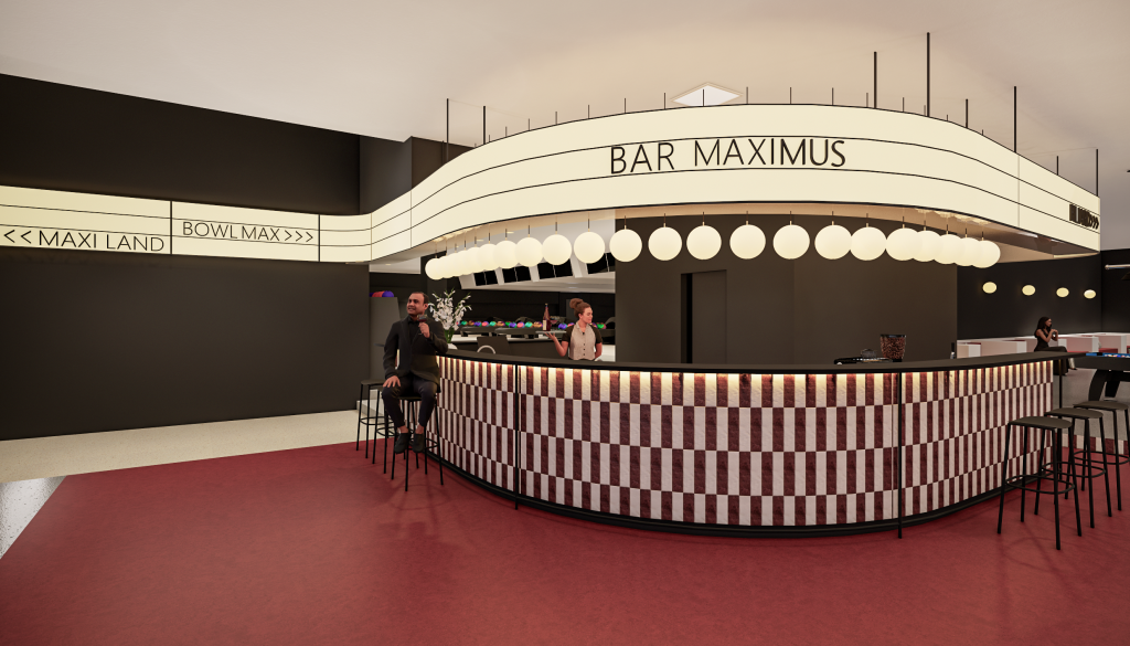 Razkrivamo, kako bo videti prenovljen Bowling center v Maximusu