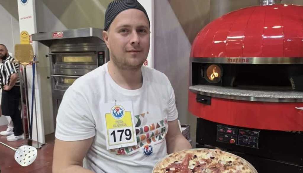 FOTO: Znani pomurski picopek pokazal spretnosti na svetovnem prvenstvu v peki pic 