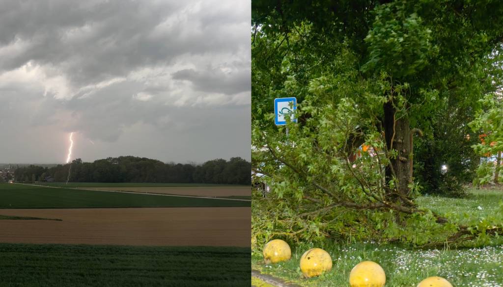 FOTO in VIDEO: Nevihte zajele Pomurje, piha močan veter