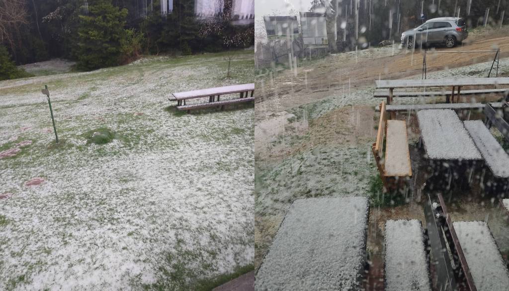 Štajersko že zajelo neurje, ponekod padala sodra