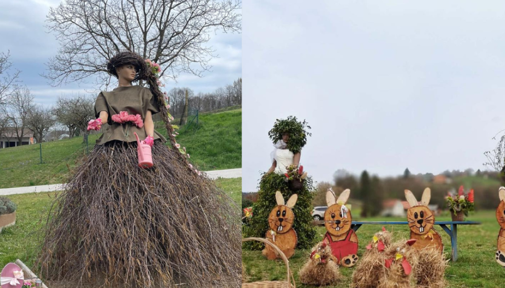 FOTO: Prekmurske vasi zasijale v velikonočni podobi