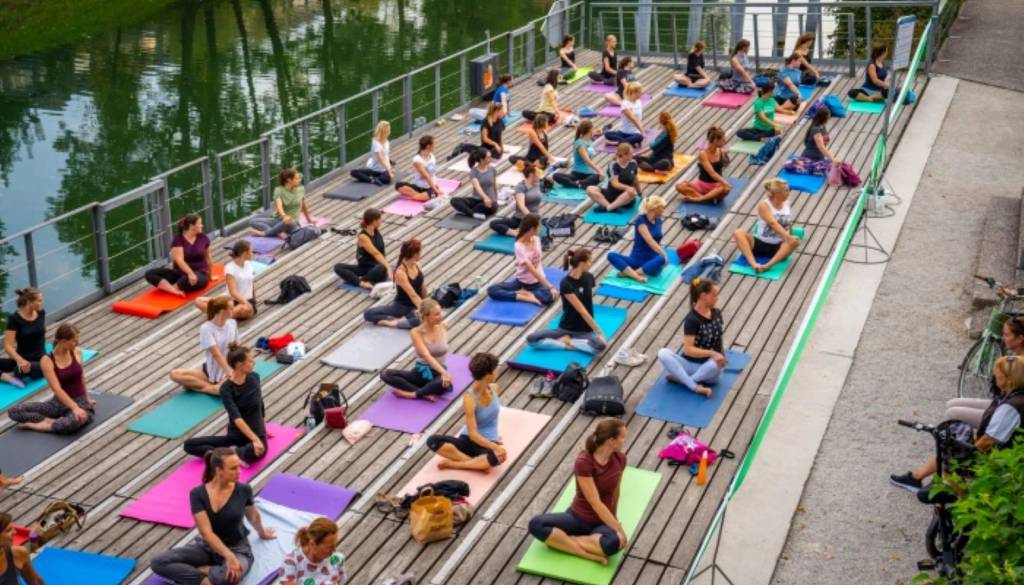Brezplačne vadbe v Ljubljani: Od joge v Tivoliju do supanja po Ljubljanici, brez stroškov in brez izgovorov