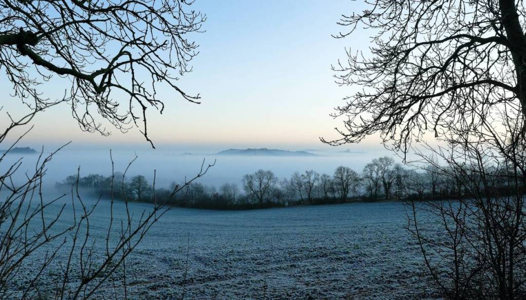 Na Gorenjskem temperature globoko pod ledišče