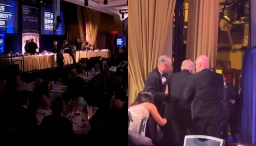 Streli na večerji, Melanio in Donalda Trumpa evakuirala tajna služba. Med gosti je bil tudi slovenski veleposlanik