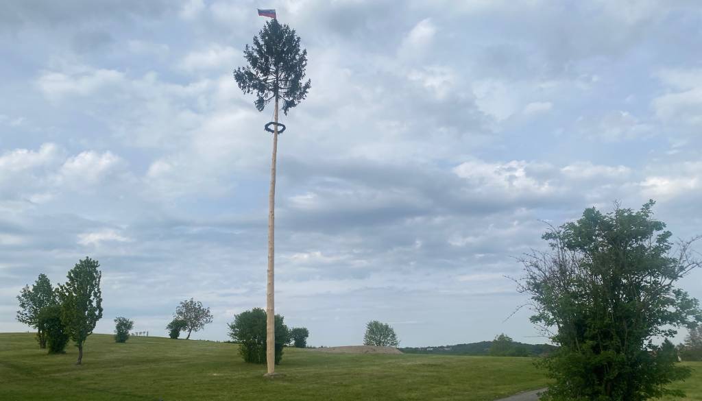 FOTO: Zadnje priprave v teku: Na Ptuju mlaj že stoji, kres kmalu