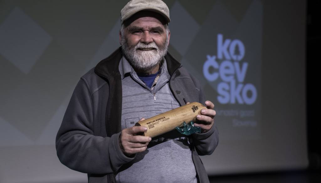 Matija Kobola je postal prva Osebnost turizma Kočevsko 2025