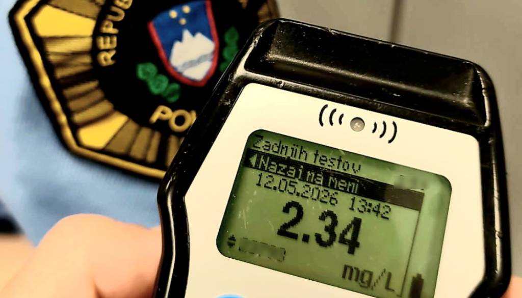 Šokanten rezultat alkotesta na Gorenjskem: Za volan sedel brez izpita in z okoli petimi promili alkohola