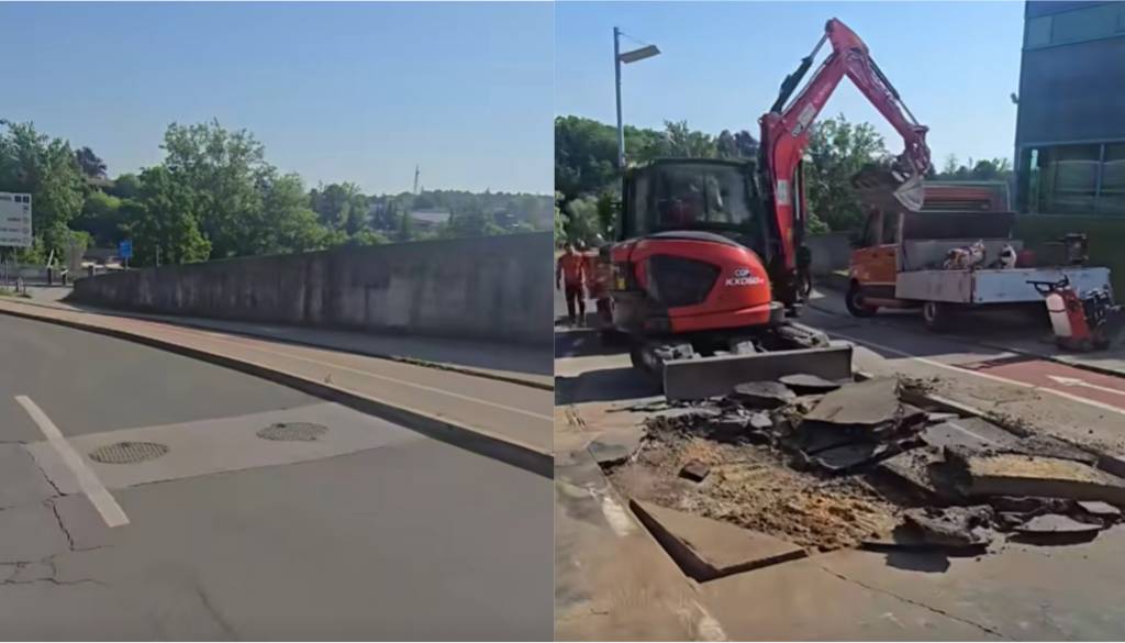 Začeli z obnovo težavnega odseka novomeških cest. Svetnik vesel, ker ga je občina poslušala