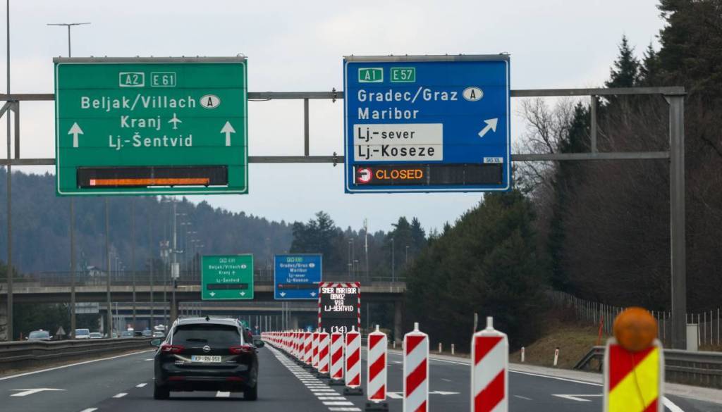 Severna ljubljanska obvoznica ta konec tedna povsem zaprta: Kje bodo zastoji in obvozi?