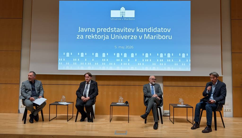 Kandidata za rektorja stopila pred sodelavce in študente ter predstavila svoji viziji za prihodnost mariborske univerze