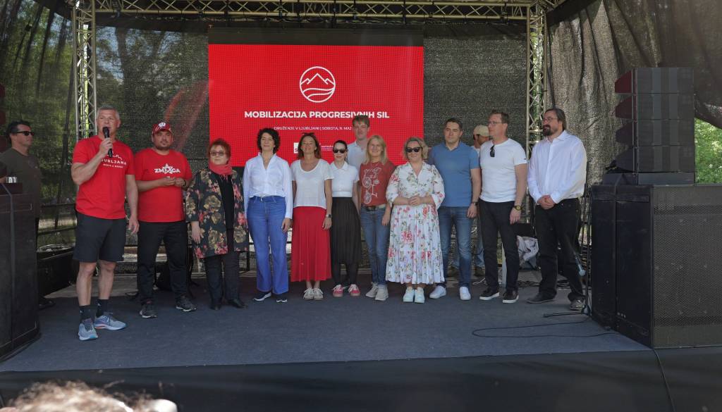 FOTO in VIDEO: Matjaž Nemec na Koseškem bajerju združil Evropo, glasbo in druženje ob dnevu Evrope