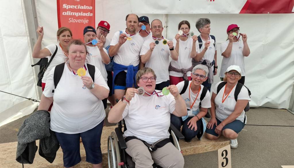 FOTO: Športniki VDC POLŽ Maribor navdušili na državnih igrah, domov prinesli več medalj