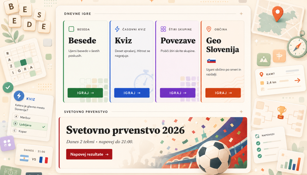 Kako hitro znate pravilno odgovoriti? Preizkusite se v kvizu na Sobotainfo Igre
