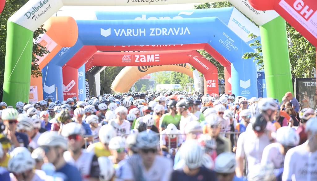 FOTO in VIDEO: Za konec maratona Franja slavila Matic Grošelj in Vesna Alegro Baznik