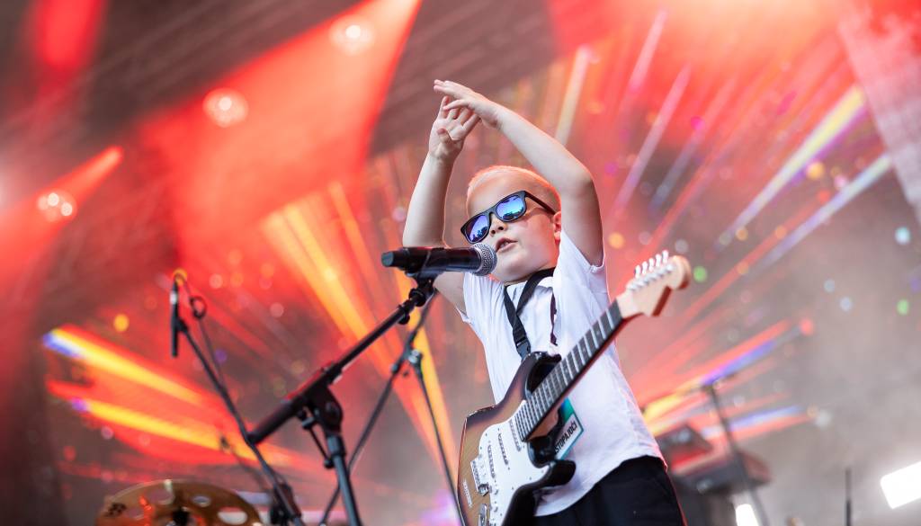 FOTO in VIDEO: Mladi glasbeniki z Odprtega odra nastopili na velikem festivalskem odru