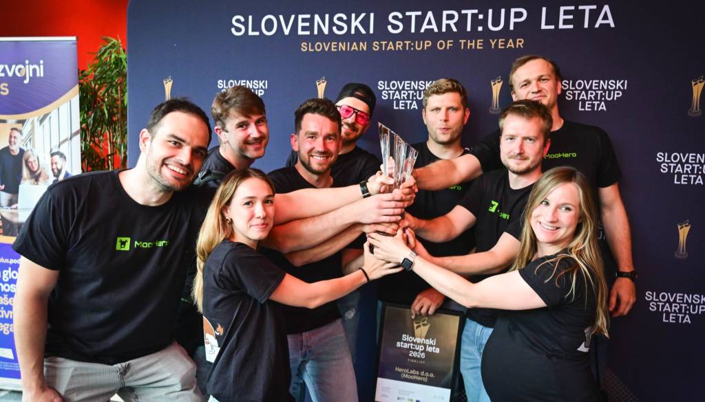 Slovenski startup leta 2026 je HeroLabs s pametnimi ovratnicami za krave