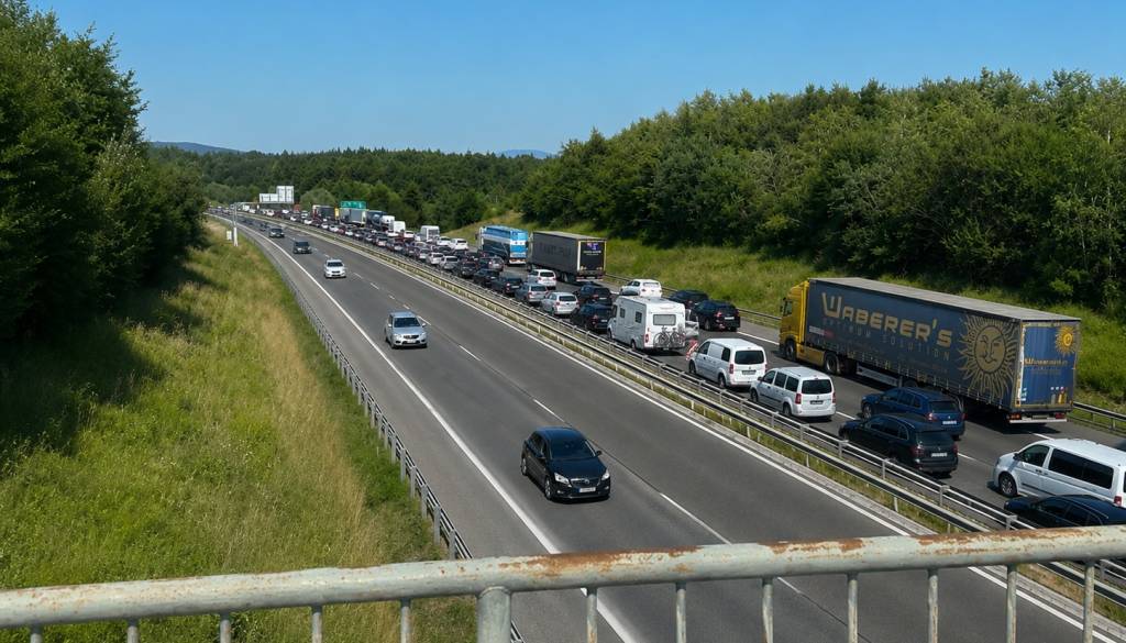 FOTO: Namesto 34 minut čakanja pri Dramljah: Preizkusili smo bližnjico, ki skrajša pot za 20 minut