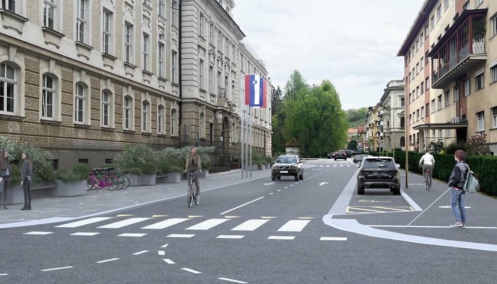 FOTO: Tako bo po prenovi videti Trg generala Maistra in okolica mariborske občine