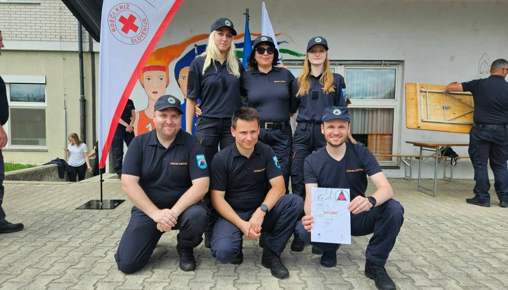 Ekipa prve pomoči Civilne zaščite Mestne občine Ptuj najboljša v regiji