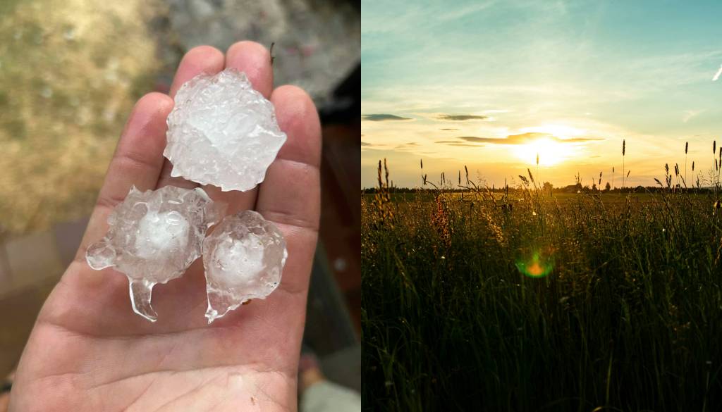Sobota prinesla neurja in točo, kakšno vreme bo danes?