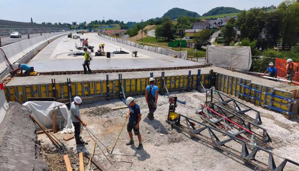 Betoniranje viaduktov Šentilj v zaključni fazi, kdaj lahko pričakujemo zaključek del? 