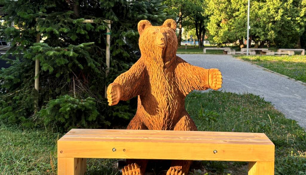 Nova atrakcija na Kočevskem! Bi stopili v medvedji objem?