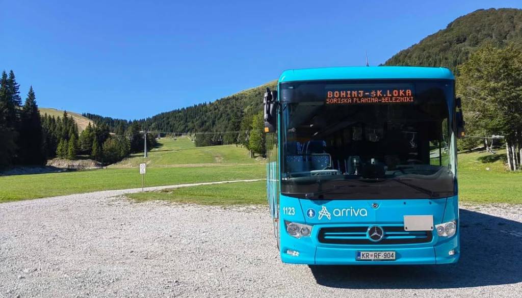 Brez avtomobila po Gorenjski in severni Primorski: to so vsi brezplačni poletni avtobusni in kombi prevozi