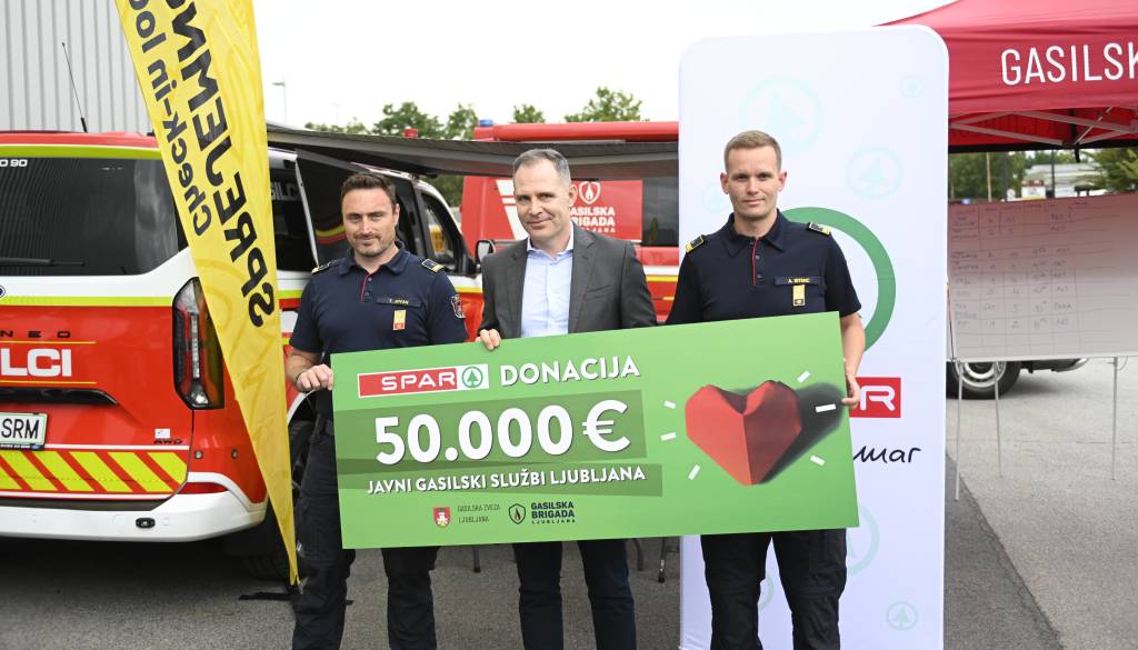 Po požaru na Letališki plemenita poteza - velika donacija za še večjo varnost Ljubljančanov