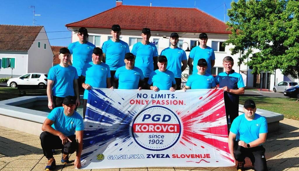 Slovenski gasilci odpotovali na olimpijado, med njimi tudi ekipa z Goričkega