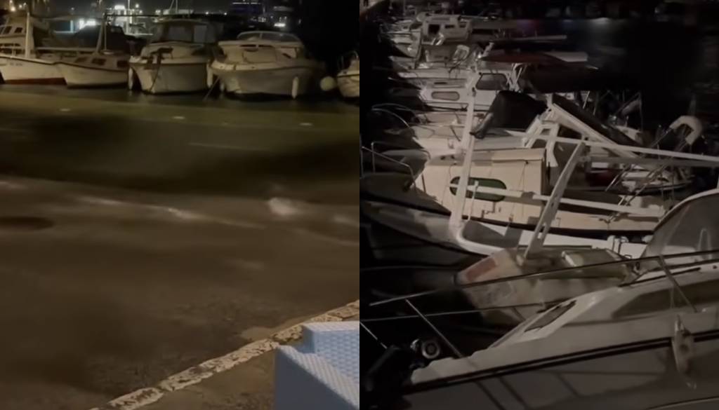 VIDEO: Meteocunami in toča pustošila po Jadranu, nenavadni prizori tudi na Korčuli