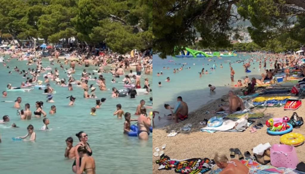 Takšna gneča je turiste pričakala v Makarski: »Tja ne bi šel niti zastonj«