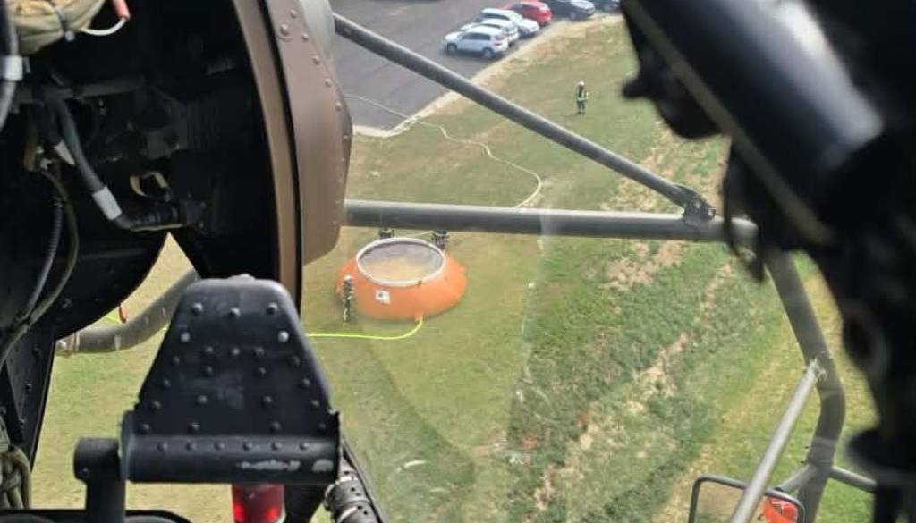 FOTO: Slovenska vojska objavila prizore gašenja požara pri Slovenski Bistrici