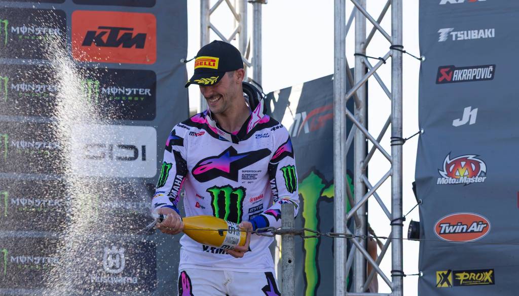 Tim Gajser na Švedsko po krstno zmago z Yamaho