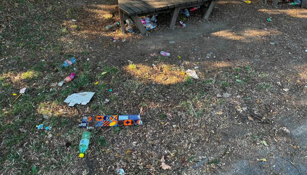 FOTO: Založan ob pogledu na igrišče razočaran: »Nihče več ne zna pospraviti za seboj«