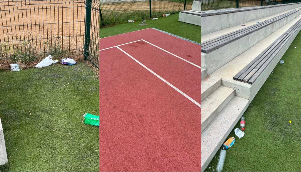 »Teh smeti ne pušča neka neznana skupnost,« po nespoštovanju igrišča sporoča Košarkarski klub Metlika