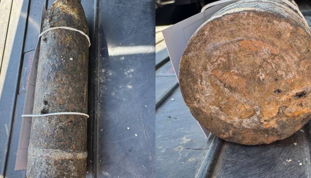 V Soboškem jezeru našli topovsko granato iz druge svetovne vojne